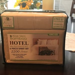 King / California King six-piece sheet set